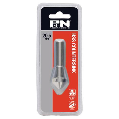 COUNTERSINK HSS STRAIGHT 20.5MM P&N 107CS0205