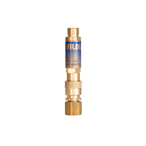 Flashback Arrestor Oxygen (For Torch) UNF5/8" x 18 (QC) Yildiz 1128-Q-AU
