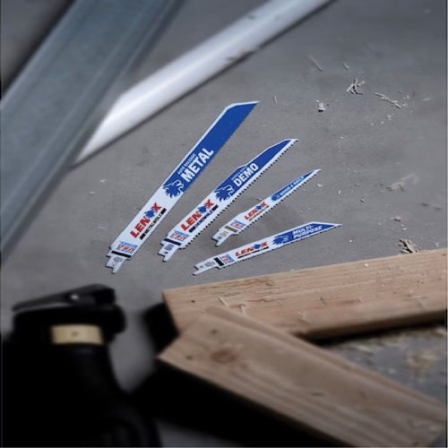 MultiWolf Wave Edge Reciprocating Saw Blades 10/14 TPI 305 x 19 x 1.3mm 5-Pck Lenox 20583110R