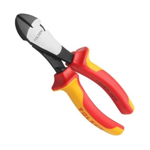 Insulated Diagonal Cutting Pliers Industrial 180mm Tolsen 38127 main image