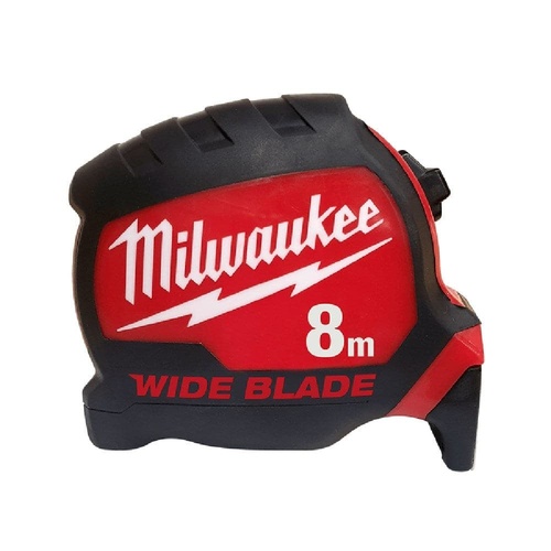 8m Wide Blade Tape Measure Milwaukee 48220208