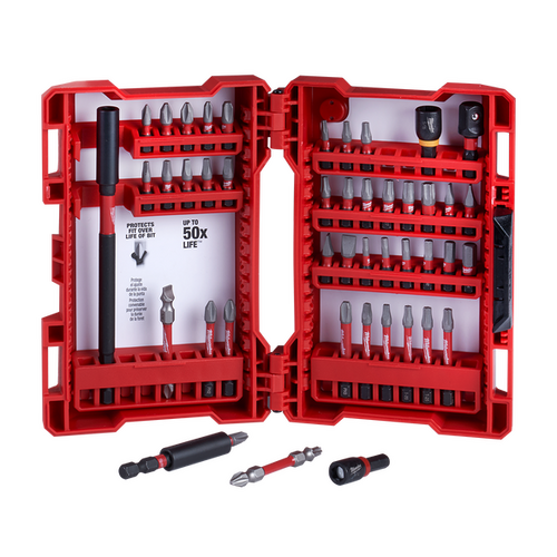  45pce SHOCKWAVE Impact Driver Bit Set Milwaukee 48324023