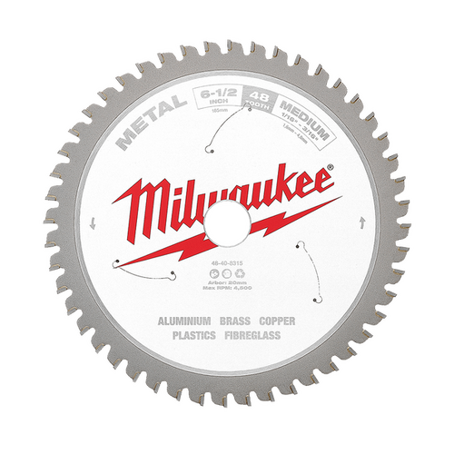 165mm (6-1/2") 48T Medium Metal Circular Saw Blade 48408315