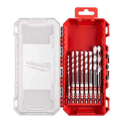 Shockwave Multi-Material Drill Bit 8Pc Set Milwaukee 49323560