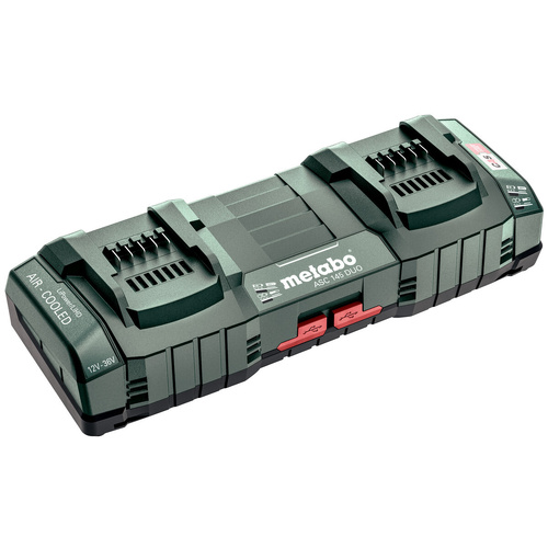 Dual Quick Charger ASC 145 DUO, 12-36 V Air Cooled AUS/NZ Metabo 627498000
