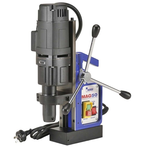 Magnetic Base Drill Corded For Up To 50mm Diameter Cutters Bordo 7400-MAG50