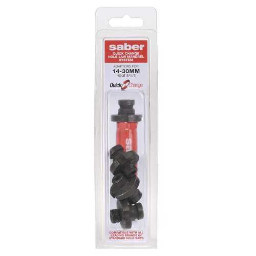 Saber Quick Change Mandrel Adaptors for small saws 14-30mm 8070-QCSA