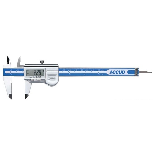 Coolant Proof Dual Scale Digital IP67 Caliper 150mm AC-112-006-12