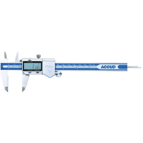 150mm Fractional Imperial & Metric IP54 Digital Caliper Accud AC-113-006-11