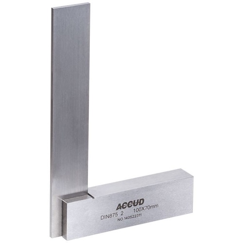 Wide Base Machinist Square 100mm Accud AC-845-004-02