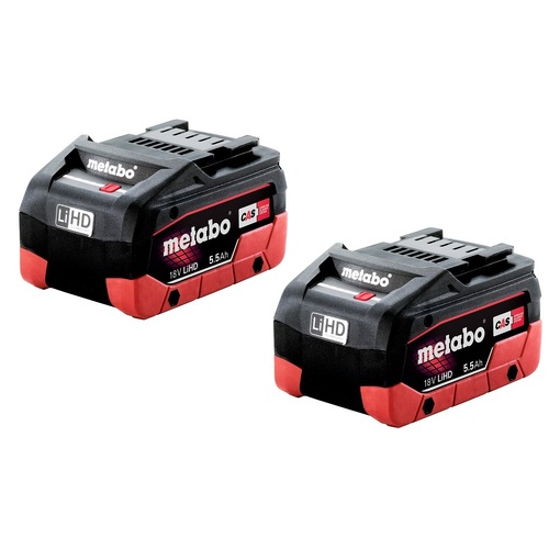 5.5Ah 18V LiHD Battery Pack of 2 Metabo AU32102550 main image