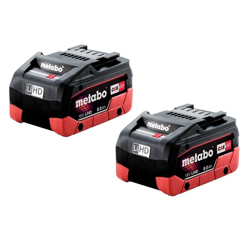 8.0Ah 18V LiHD Battery Pack of 2 Metabo AU32102800