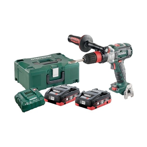 18V Tapper/Screwdriver Drill Kit (2 x 4.0Ah) Metabo GB18LTXBLQI40K
