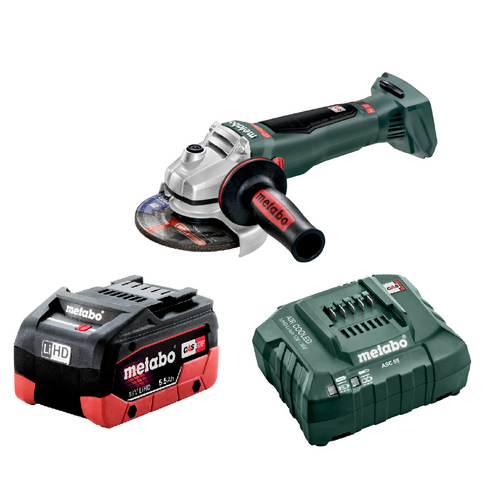 1 Piece Kit Angle Grinder Combo WB 18 LTX BL 125 Q SE 1 HD 5.5 Metabo AU61309000