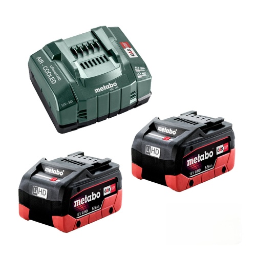 18V 5.5 LiHD 145 Cordless Battery & Charger Kit Metabo AU62738105
