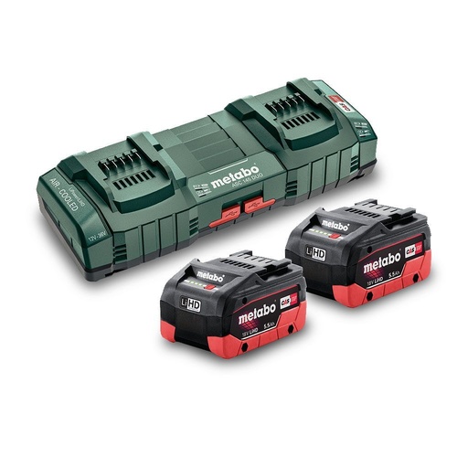 5.5 LiHD Cordless Battery & Charger Duo Kit Metabo AU62749805