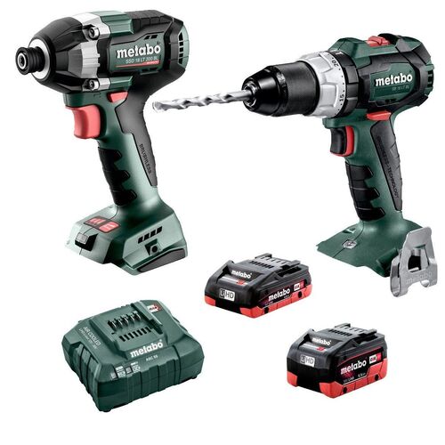 18V 2 Piece Brushless Drill/Driver Combo Kit (1 x 5.5Ah & 1 x 4.0Ah) Metabo AU68204450 main image