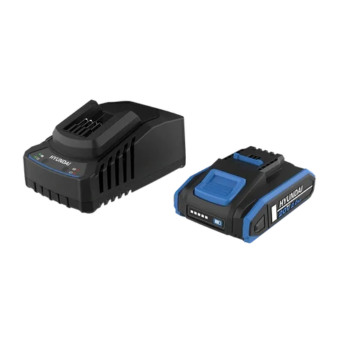 20V 2.0Ah Li-ion Battery & Charger Kit - Fast Changing, Compact, Reliable Hyundai BI20-2/C20-2