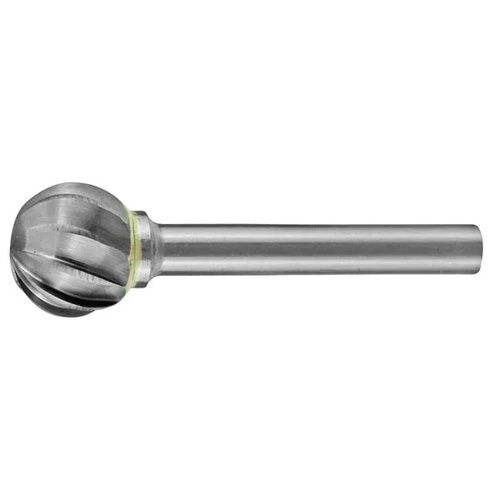 Carbide Burr Aluminium Ball Shape 1/2" Diameter 1/4" Shank AC Holemaker CB-SD5-AC