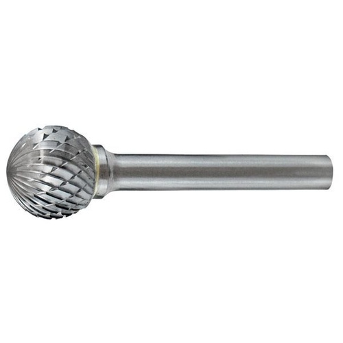 Carbide Burr Ball Shape 1/2" Diameter 1/4" Shank DC Holemaker CB-SD5