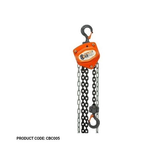 0.5 Tonne Capacity 3m long Chain Block Commercial CBC005