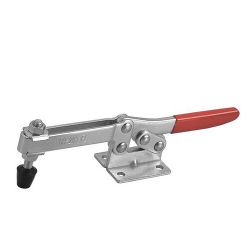 Toggle Clamp Horizontal Flanged Base Straight Handle 2270kg Cap 57mm Reach ITM CH-203-F main image