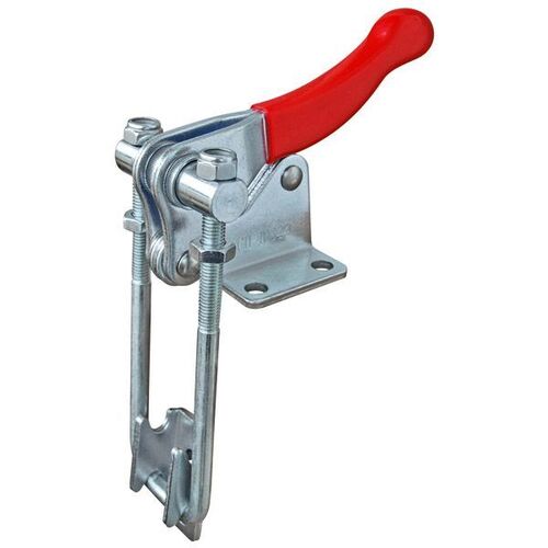 Toggle Clamp Stainless Steel Corner Latch Flanged Base Str Handle 900kg Cap 154mm Reach ITM CH-40344-SS main image