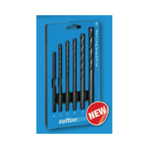 Drill D110 6pc Set Long Ansi Series Drill Set Sutton Tools D1100006