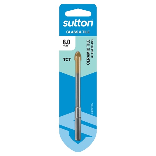 Drillhttps://www.nationalwelding.com.au/_cpanel/products D604 Glass & Tile Bit Carded 8.0mm Sutton Tools D6040800