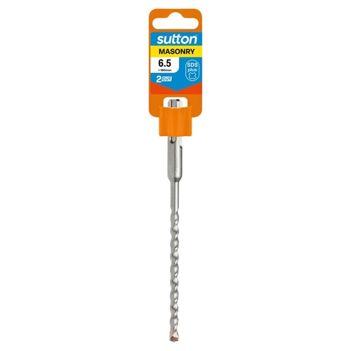 Drill D613 Masonry SDS Plus 2Cut 6.5mm x 160mm Sutton Tools D6130650