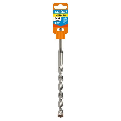 Drill D614 Masonry SDS Plus 2Cut 14mm x 210mm Sutton Tools D6141400