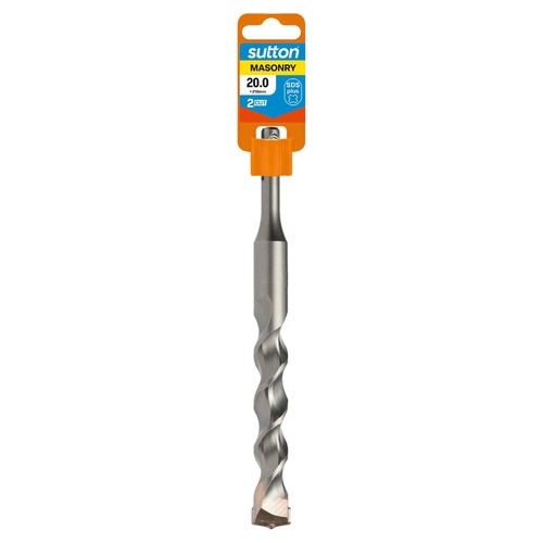 Drill D614 Masonry SDS Plus 2Cut 20mm x 210mm Sutton Tools D6142000
