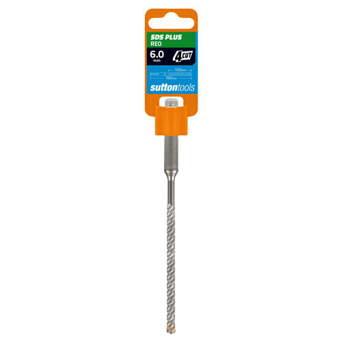 Drill D632 Masonry SDS Plus 4 Cut 5mm x 160mm Sutton Tools D6320500