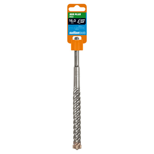 Drill  D633 Masonry SDS Plus 4 Cut 12mm x 210mm Sutton Tools D6331200