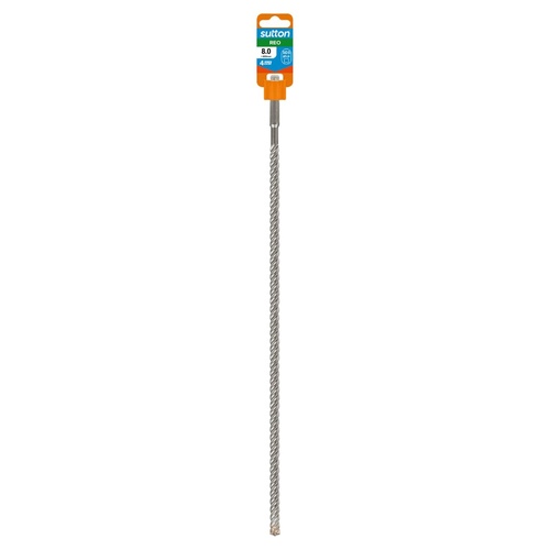Drill D637 Masonry SDS+ 4Cut 8.0mm x 460mm Sutton Tools D6370800