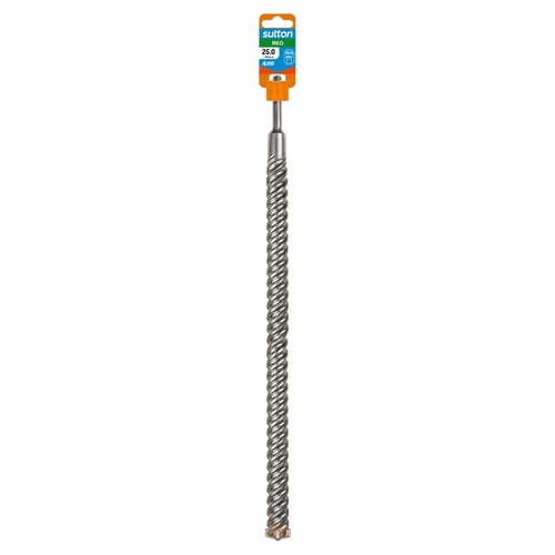 Drill D637 Masonry SDS Plus 4Cut 25mm x 460mm Sutton Tools D6372500