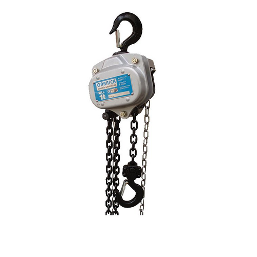 10T 6M Lift Chain Blocks - Load Limited Garrick GCBLL1006
