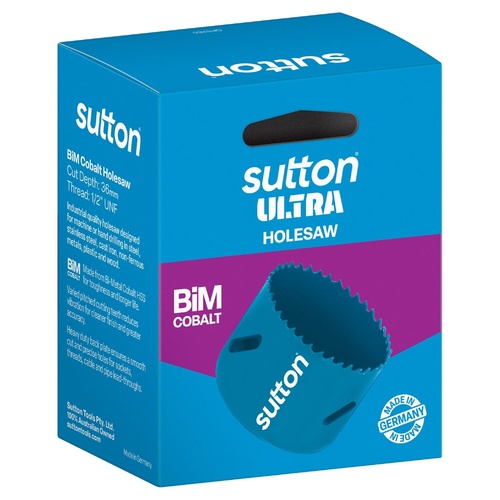 Holesaw H105 Bi-Metal Cobalt Ultra Boxed 76mm Sutton Tools H1050760