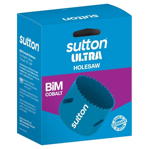 Holesaw H105 Bi-Metal Cobalt Ultra Boxed 86mm Sutton Tools H1050860