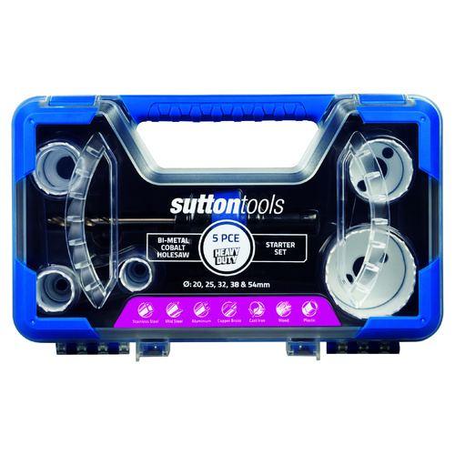 Bi-Metal Holesaw Starter Set 5 Pieces – Cobalt Sutton Tools H125BM1
