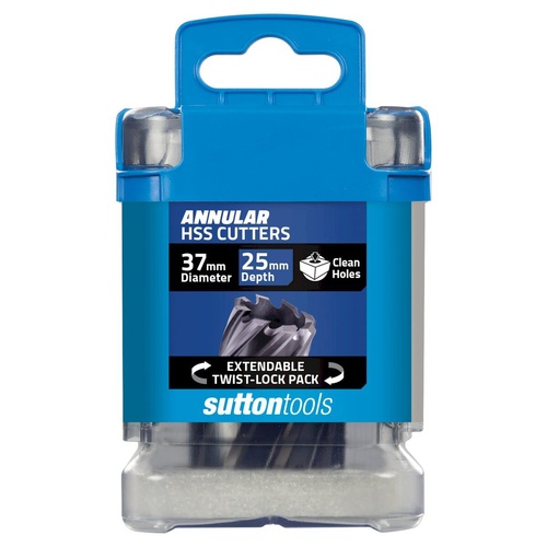 H180 Annular Cutter M2AI HSS-TiAIN 25mm Depth 37mm Sutton Tools H1800370
