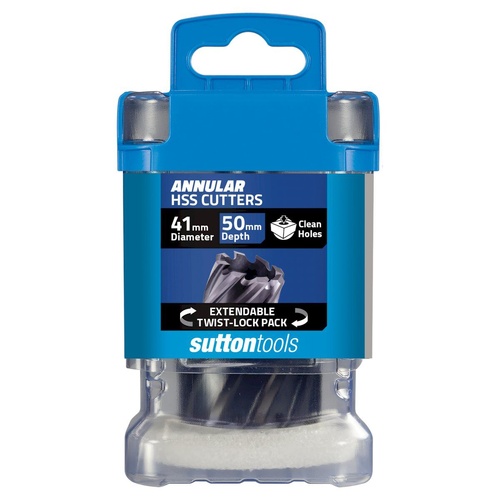 H181 Annular Cutter M2AI HSS-TiAIN 50mm Depth 41mm Sutton Tools H1810410