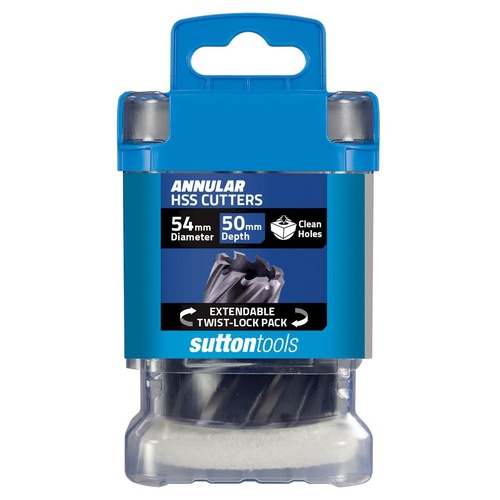 H181 Annular Cutter M2AI HSS-TiAIN 50mm Depth 54mm Sutton Tools H1810540