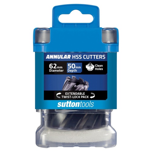 H181 Annular Cutter M2AI HSS-TiAIN 50mm Depth 62mm Sutton Tools H1810620