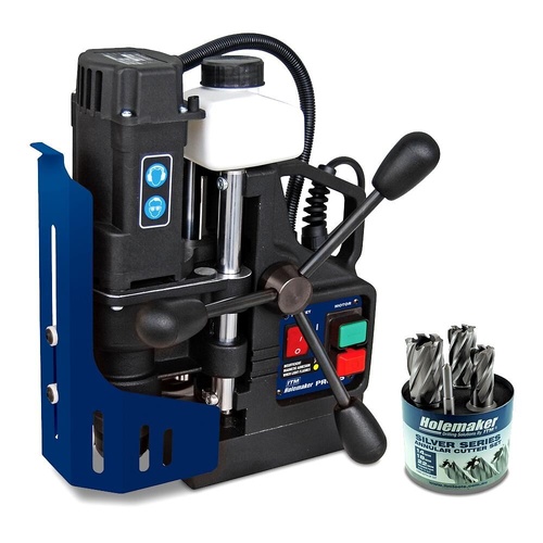 PRO35 Magnetic Base Drill 240V Capacity: 35mm Dia. x 52mm Holemaker HMPRO35K1