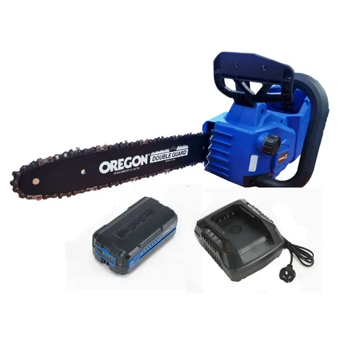 40V Battery Chainsaw Starter Kit - 14" Oregon Bar, 4Ah Battery + Charger, Safe & Eco-Friendly Hyundai HY40CS14-STARTER