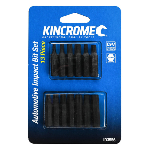 Automotive Impact Bit Set 5/16" Drive 13 Piece Kincrome ID3556