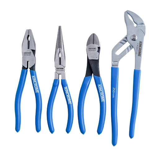 4 Piece Vinyl Grip Plier Set Kincrome K040064