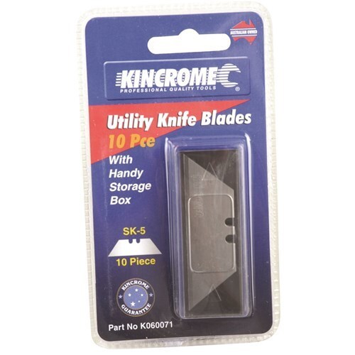 K060071 Utility Knife Blades 10 Piece Kincrome K060071