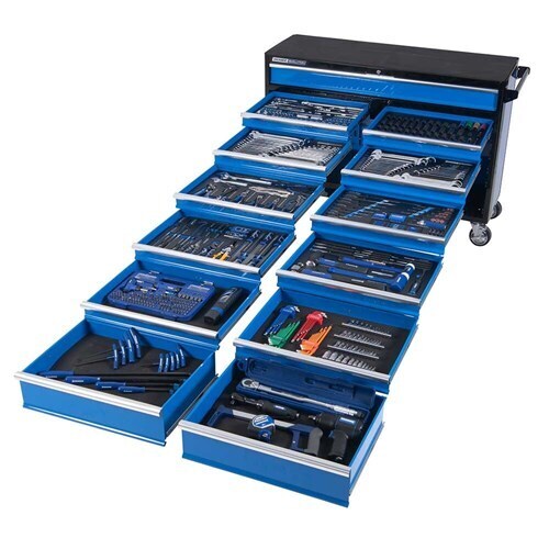 Evolution Tool Trolley 557 Piece 13 Drawer Extra Wide 1/4, 3/8 & 1/2" Drive Kincrome K1232